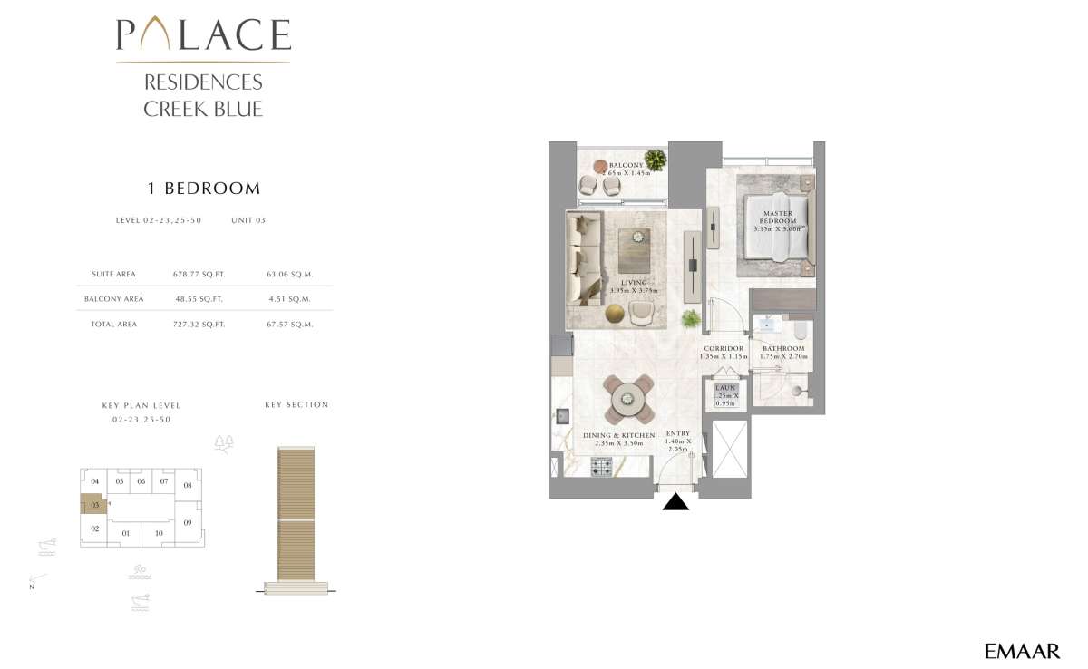 Unit 3, Level 2-23, 25-50 Building 1